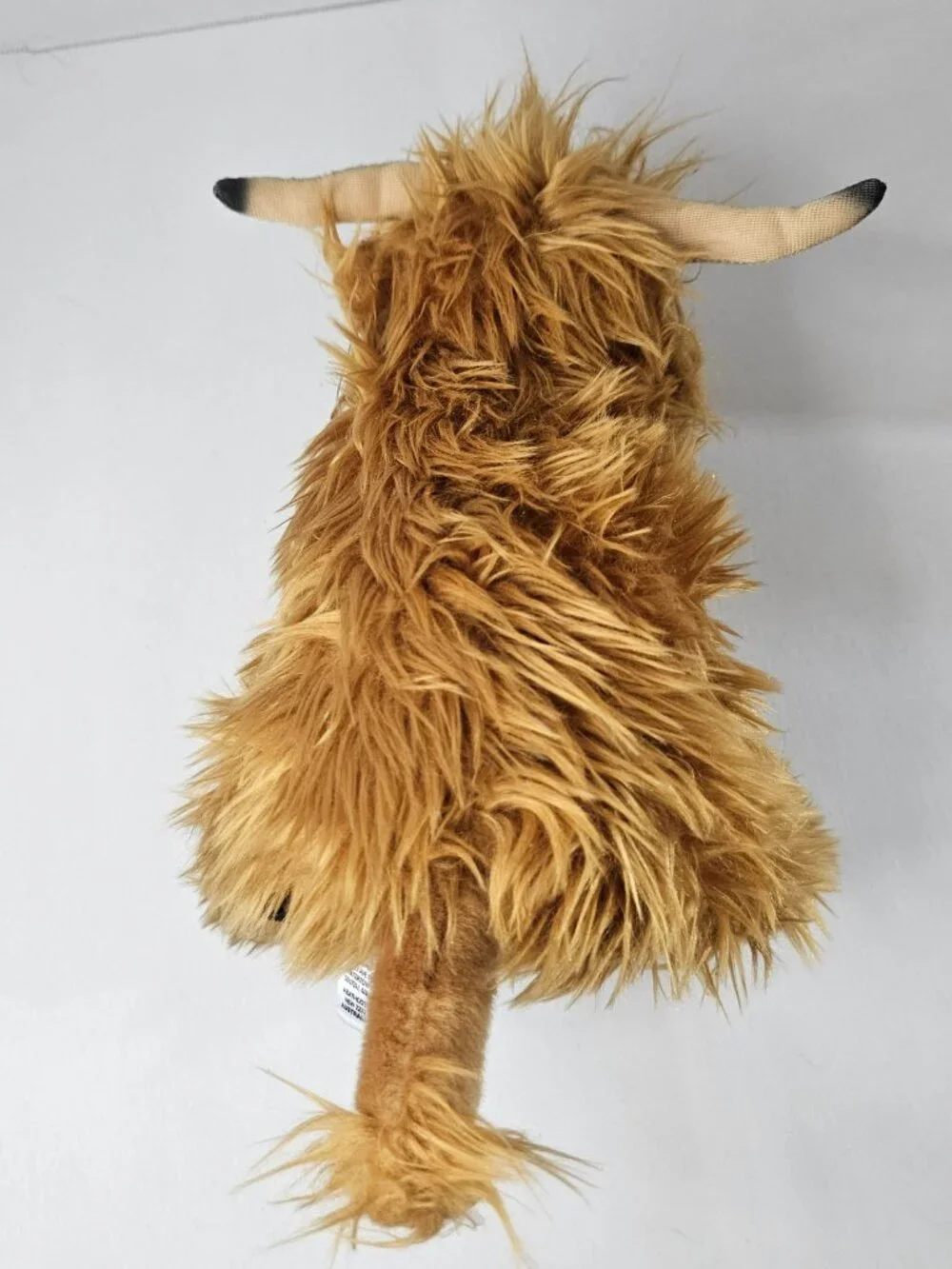 Living Nature Highland Cow Plush Soft Horns Brown Scottish Farm Stuffed Animal